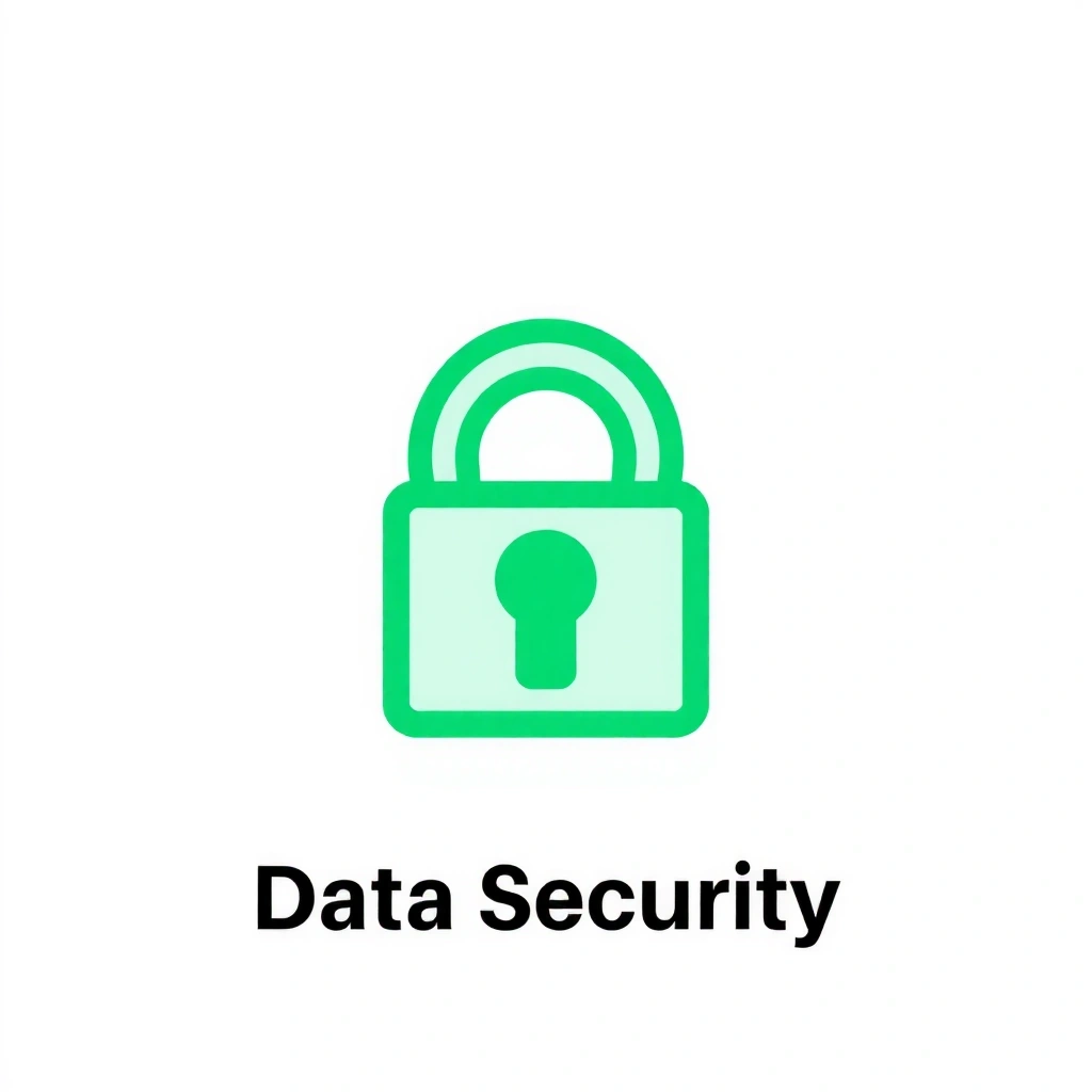 Icono de un candado verde simbolizando seguridad de datos